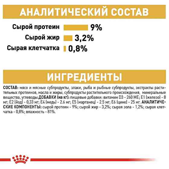 Royal Canin British Shorthair (Роял Канін Брітіш Шортхейр) вологий корм для кішок породи британська 85 г х 12 шт. Запоріжжя