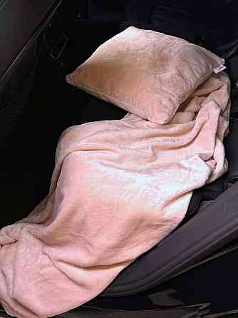 Ecotton Набір для подорожі Ecotton 2 в 1 Подушка 40х40 плед 110х140 рожевий Киев