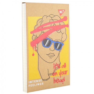 Блокнот Yes Intense feelings А7+ 80 аркушів клітинка (151919) Вінниця - фото 1