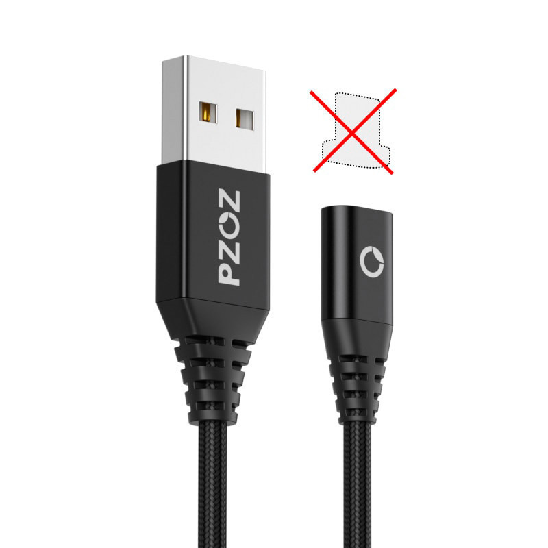 Магнітний кабель PZOZ без наконечника (Чорний, 2м) Николаев - изображение 1