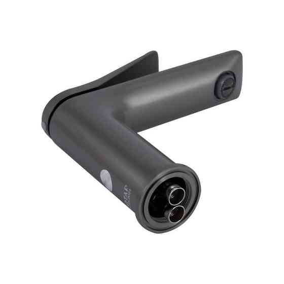 Змішувач для раковини Qtap Presto QTPRE270GRP45581 (k35), одноважільний, низький, Graphite Харків