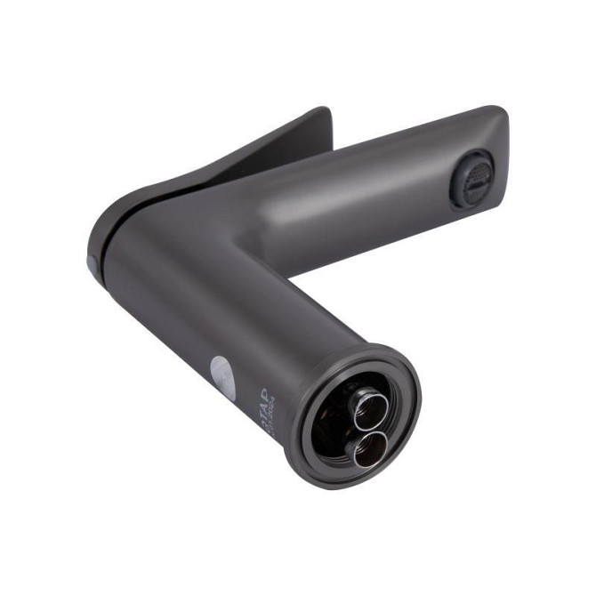 Змішувач для раковини Qtap Presto QTPRE270GRP45581 (k35), одноважільний, низький, Graphite Харків - фото 3