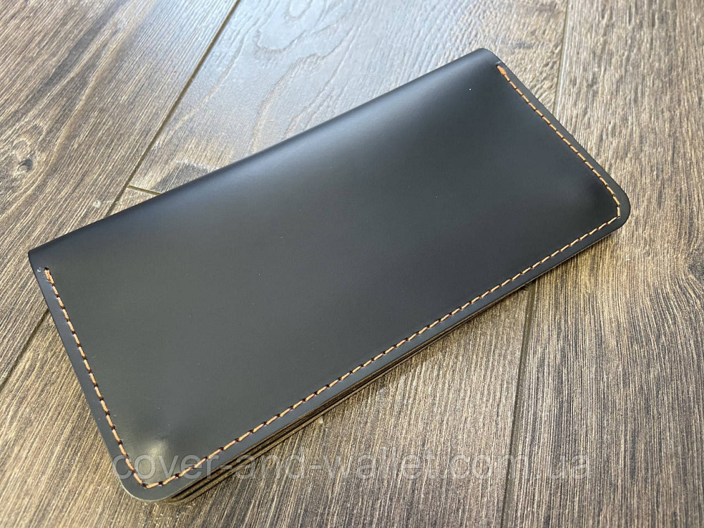 Cтильный мужской кошелек купюрник на кнопке из натуральной кожи PS Leather Киев - изображение 6