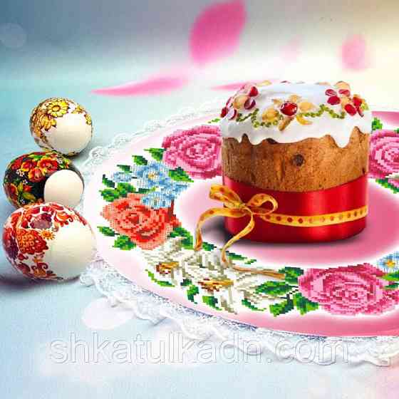 Серветка з мереживом для вишивки бісером(нитками) Дніпро