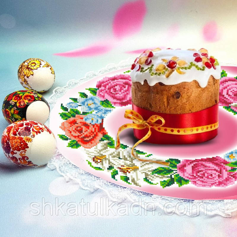 Серветка з мереживом для вишивки бісером(нитками) Днепр - изображение 1