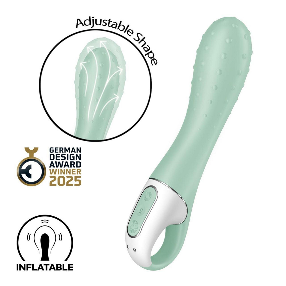 Вібратор точки G Satisfyer Air Pump Vibrator 3, надувається, 12 режимів вібрації Sex Aura Київ - фото 1