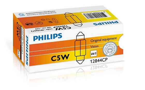 Покажнена лампа розжарювання PHILIPS 12844CP C5WX35mm 12 V 5 W SV8,5 Харків