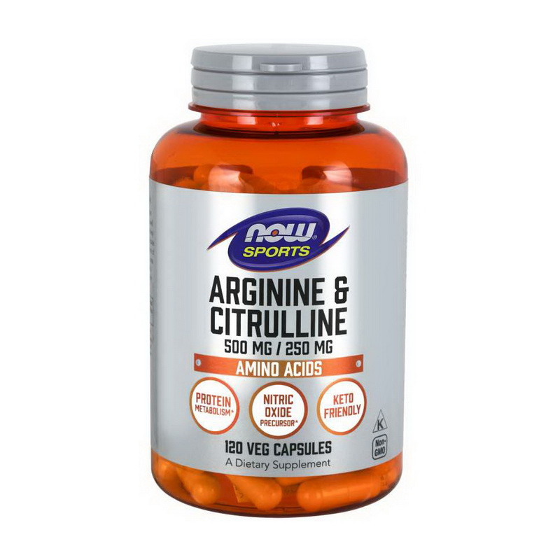 Arginine &amp; Citrulline 500 mg/250 mg (120 caps) Луцьк - фото 1