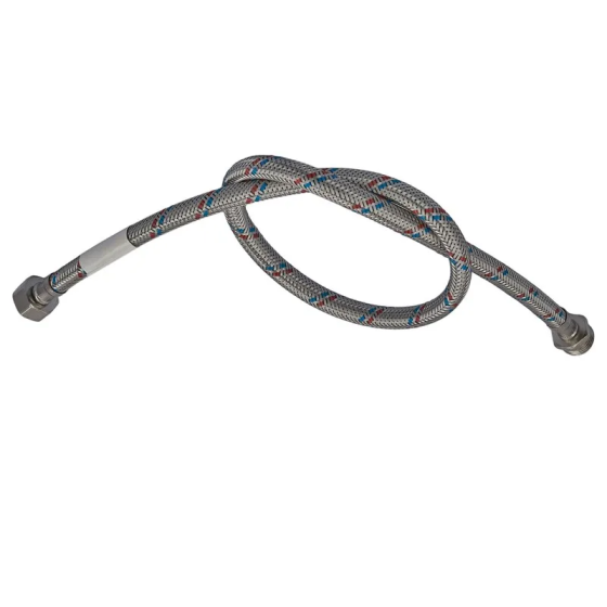 Гибкий шланг для подключения воды гайка 1/2'' - Штуцер 1/2'' (60 см) Zerix (ZX1563) Киев