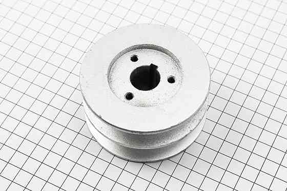 Шків під колінвал d-19mm (D-85mm, 2-х пазний, два пази під ремінь SPB, метал) 168F/170F Тип 1 Бершадь