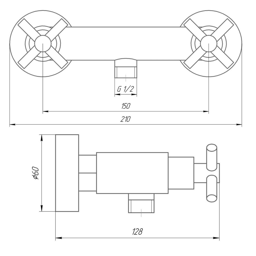 Смеситель для душа Globus Lux DUKAT SD4-105 (000022968) Киев - изображение 7