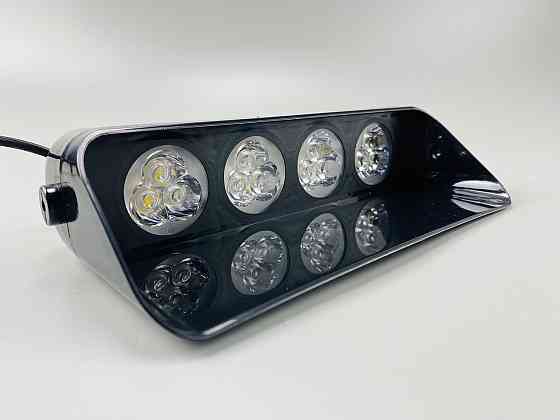 Маячок проблисковий S5 стробоскоп 9-80V 12 led діодів помаранчевий спалах під скло, світлодіодний стробоскоп Мукачево