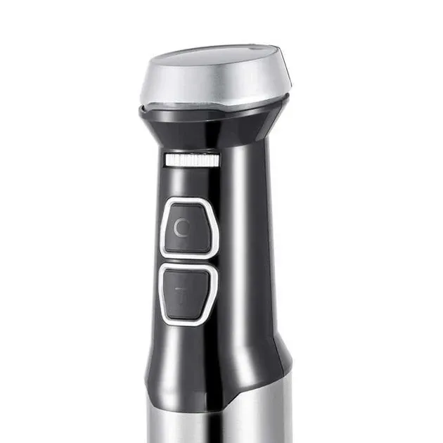 Блендер занурювальний Domotec/RAF R-365 900Вт, 4 леза, турборежим, нержавіюча сталь, сірий Одеса - фото 4