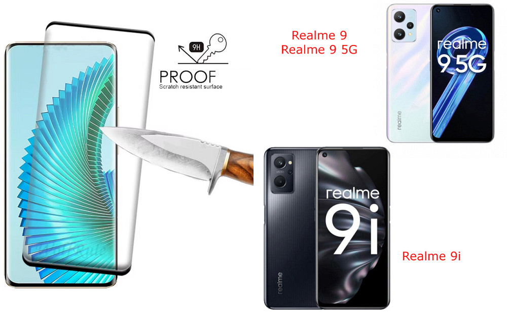 Захисне скло HyperGlass Pro для Realme 9, Realme 9i, Realme 9 5G – максимальна чутливість та захист Київ - фото 1