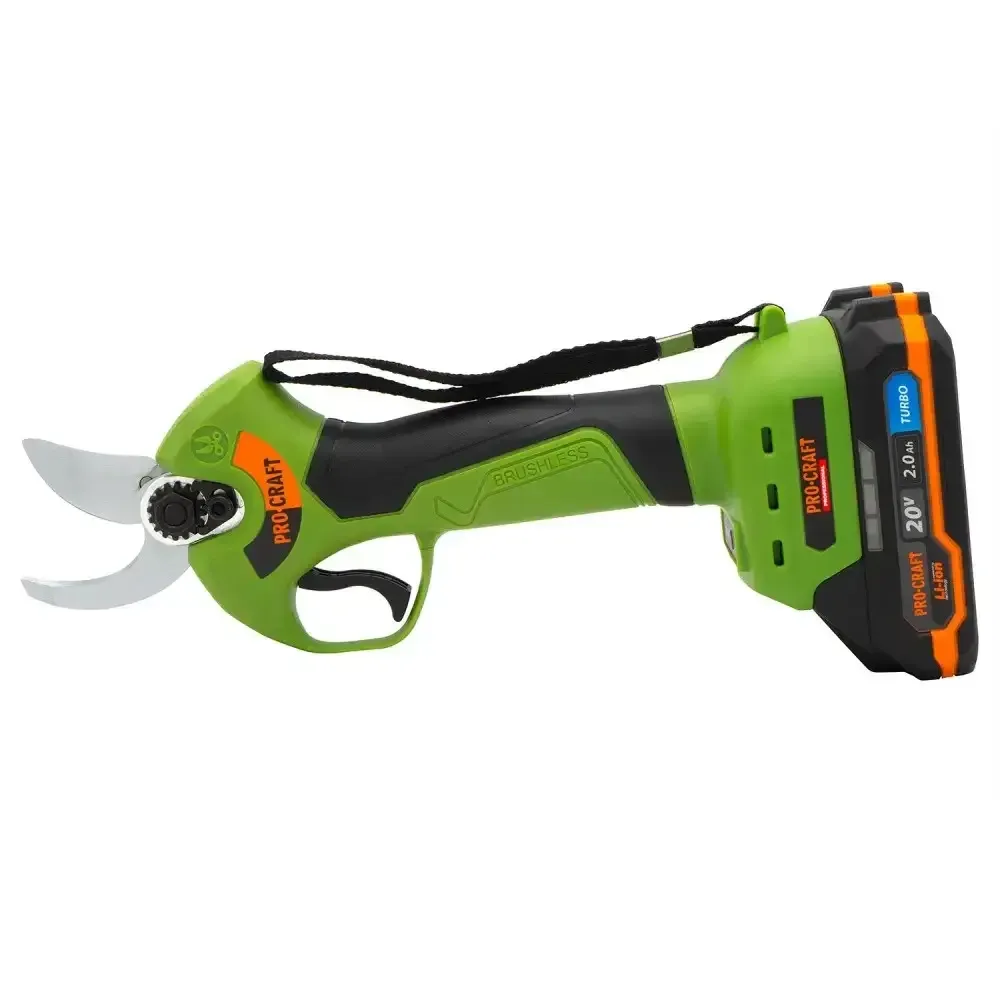 Аккумуляторный секатор бесщеточный Procraft,Беспечные аккумуляторные ножницы для сада ES-28Li в кейсе 1 АКБ 20В 2А/ч Львов - изображение 2