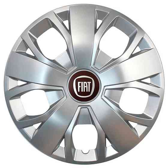 Автомобільні модельні ковпаки R16 Fiat 420 4шт, SJS, сріблясті Київ