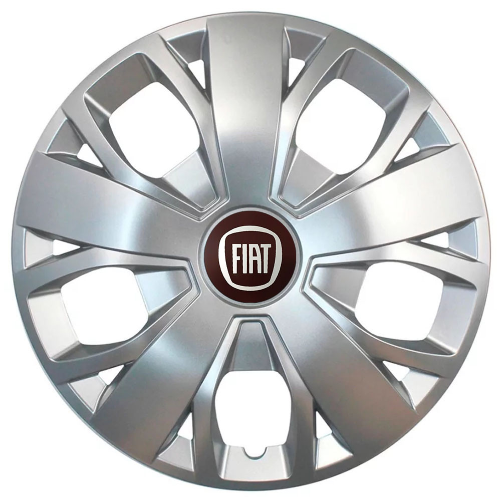 Автомобільні модельні ковпаки R16 Fiat 420 4шт, SJS, сріблясті Київ - фото 1