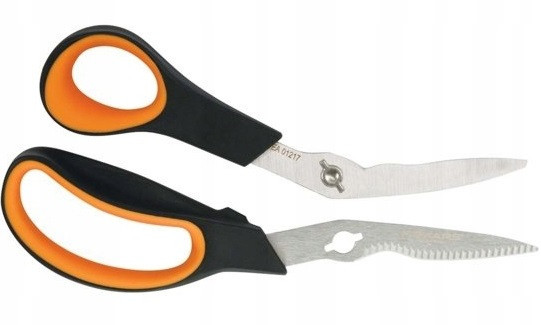 Универсальные Ножницы для трав и овощей с зубчатым лезвием Fiskars 