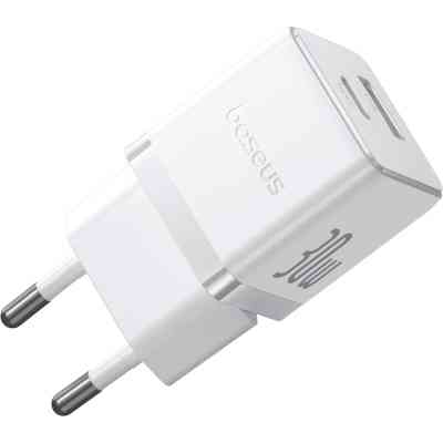 Зарядний пристрій Baseus 1xUSB-C 30W + 1xUSB white (P1011160A213-00) Вінниця