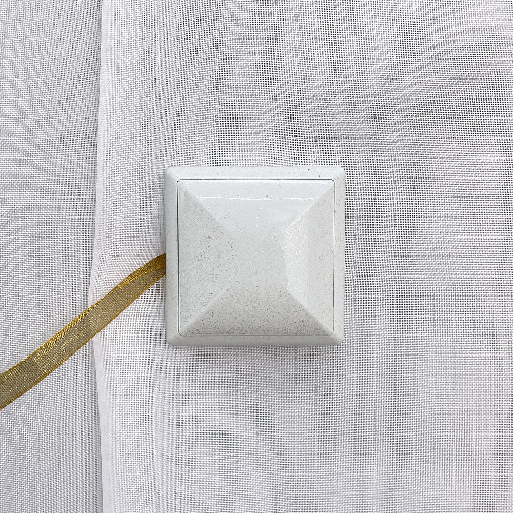 Магніти для штор і гардин Квадрат двосторонні набір 2 шт Бронзовий з білим (81-136) Київ - фото 5