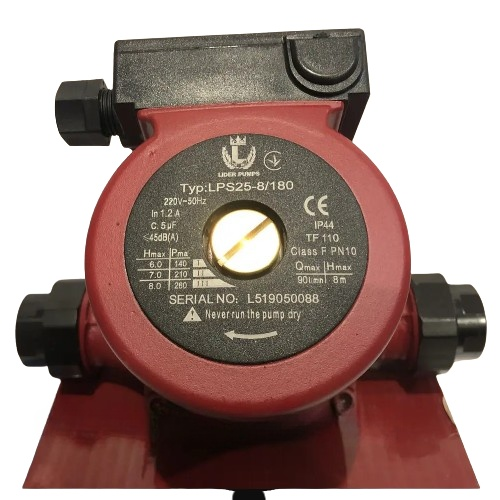 Насос циркуляційний 0,26кВт 8м 92л/хв 180мм + гайка LPS 25-8S/180 Lider Житомир