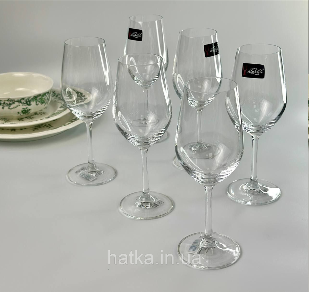 Набір келихів 6 шт. для вина "Делайт" 330 мл 102-1701 Київ - фото 3