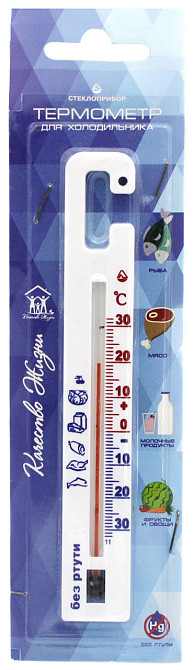 Термометр для холодильника Стеклоприбор исп. 7 Днепр - изображение 1