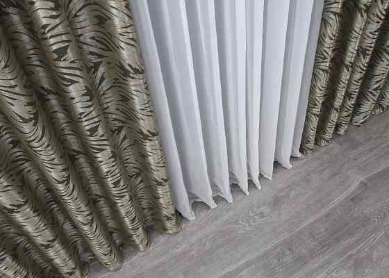 Шторная ткань жаккард 