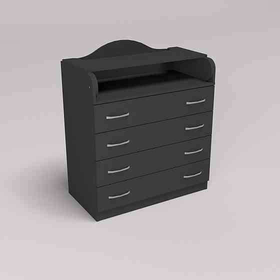 Комод пеленальний №1, Антрацит, 864/465/1020 Львів