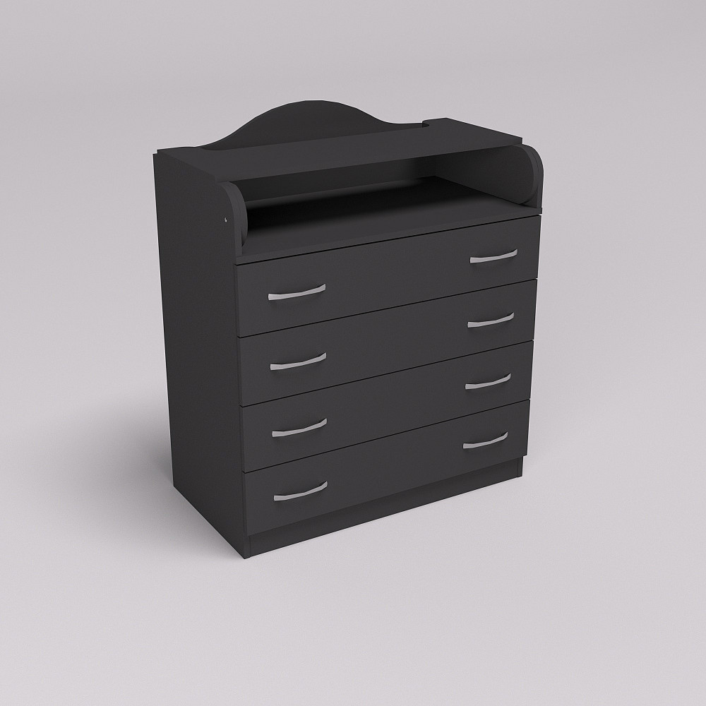 Комод пеленальний №1, Антрацит, 864/465/1020 Львів - фото 2