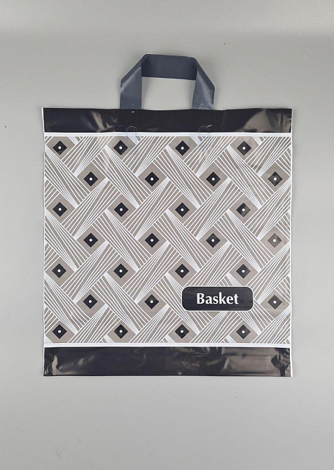 Пакет із петльовою ручкою спр п "Баскет" (38*41 ДПА (50 шт) Харків - фото 1