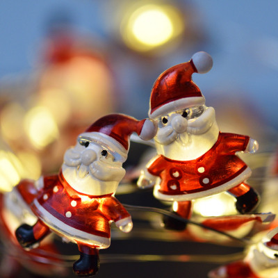 Гирлянда YES! Fun На медной проволоке Санта 20 LED Тепло-белая 2.2 м На батарейках (801211) Винница - изображение 4