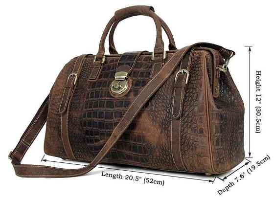 Саквояж Vintage 14410 Коричневий Київ