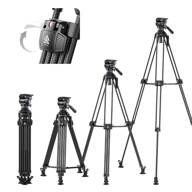 Штатив для высоких нагрузок до 25кг карбоновый 78-165см Ulanzi VideoFast T046 Киев - изображение 2