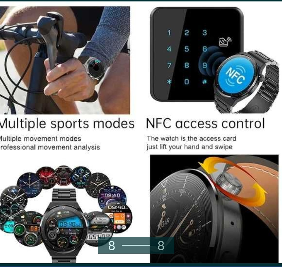 СМАРТ - часы: Huawei Watch NFC GT4 Pro. Киев - изображение 8