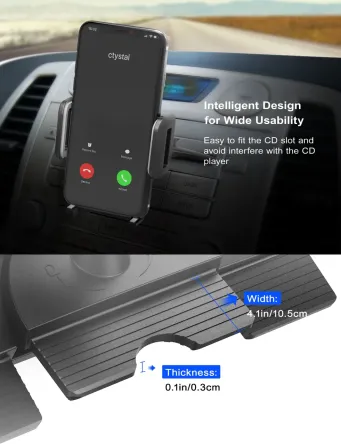 Автомобільне кріплення для телефону Mpow 051BH Mpow 051B Автомобільне кріплення для телефону із слотом для компакт-диска Київ