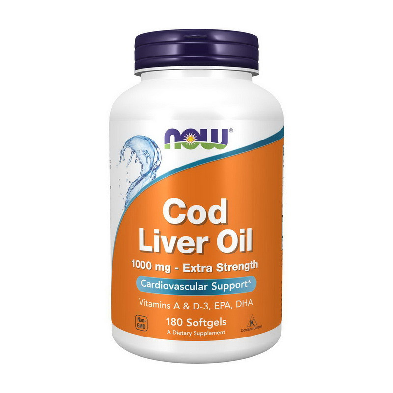 Cod Liver Oil (180 softgels) Луцьк - фото 1