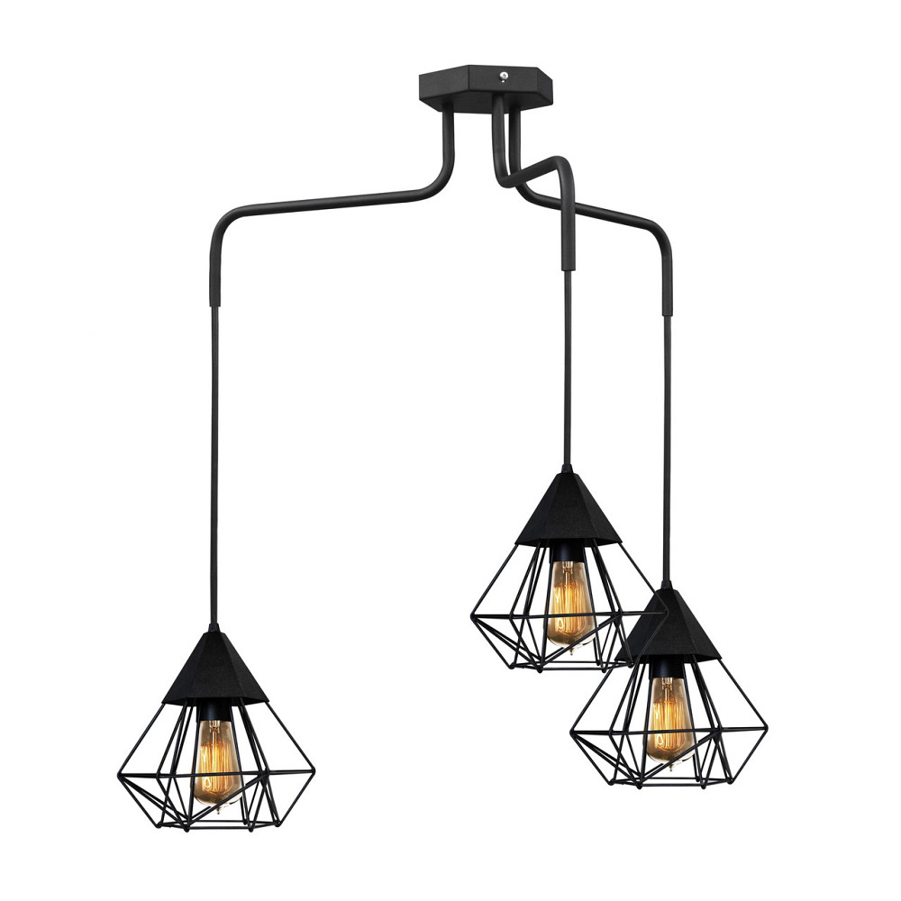 Підвісний світильник лофт 3-Е27 Crystal NL 10535-3 Київ - фото 3