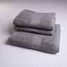 Набір махрових рушників з Бордюром 3шт GM Textile 50х90см, 50х90см, 70х140см 400г/м2 (Сірий)