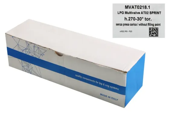 Мультиклапан ГБО для внутр. тор-го баллона H270мм 30° Tomasettо с катушкой Винница