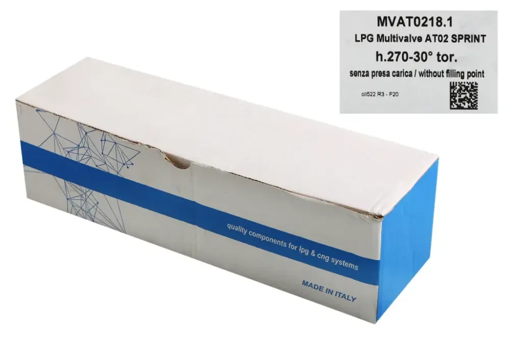 Мультиклапан ГБО для внутр. тор-го баллона H270мм 30° Tomasettо с катушкой Винница - изображение 3