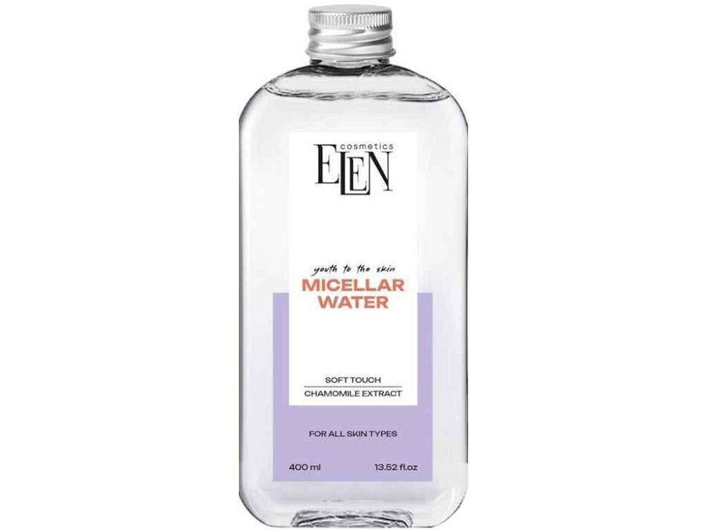 Міцелярна вода 400мл для Всіх типів шкіри ТМ ELEN COSMETICS Київ - фото 1