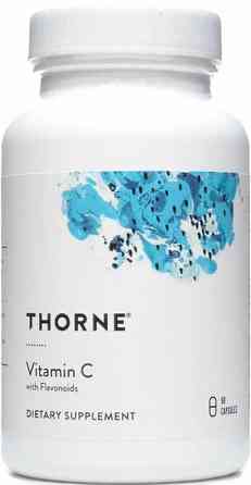 Вітамін С з біофлавоноїдами Thorne  Vitamin C 90 капс Київ