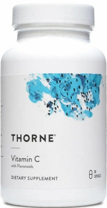 Вітамін С з біофлавоноїдами Thorne  Vitamin C 90 капс Київ - фото 1