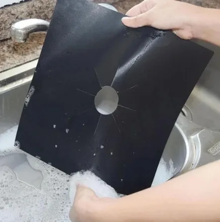 Килимок для газової плити 10шт Захисні антипригарні килимки-накладки для варильної поверхні плити, килимок для газової плити Одеса