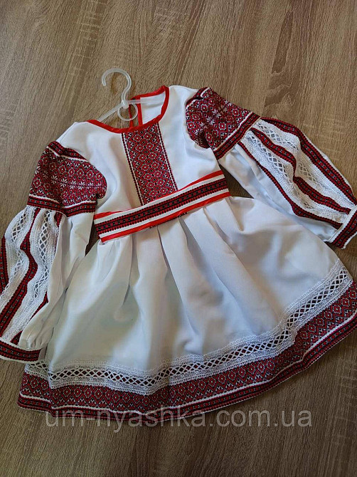 Сукня червона тканна Кривий Ріг - фото 1