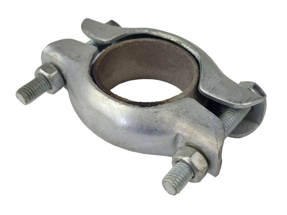 Хомут диаметр 40 мм 2108, 2109, 21099, 2110-2115 с болтами в сборе (кольцо металокерамика) глушителя Мукачево - изображение 1