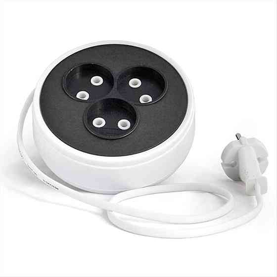 Удлинитель рулетка 3 розетки + 5м 