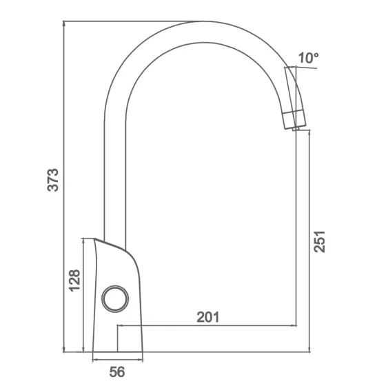 Змішувач для кухні з підключенням до фільтру GAPPO G4303-6, черний/хром Київ