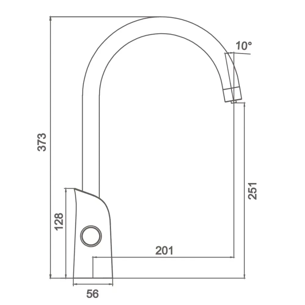 Смеситель для кухни с подключением к фильтру GAPPO G4303-6, черный/хром Киев - изображение 6